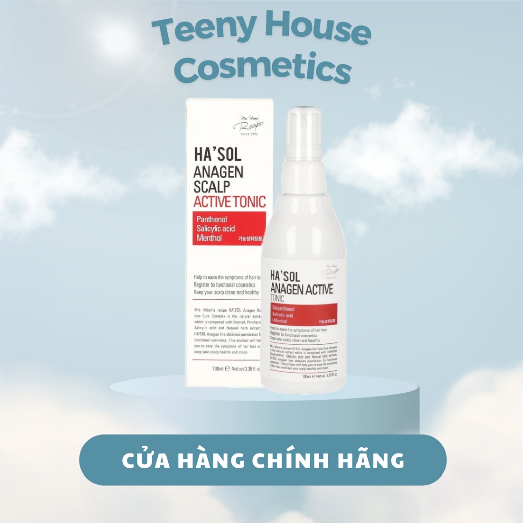 Xịt Hasol dưỡng kích mọc tóc HA’SOL Anagen Active Tonic