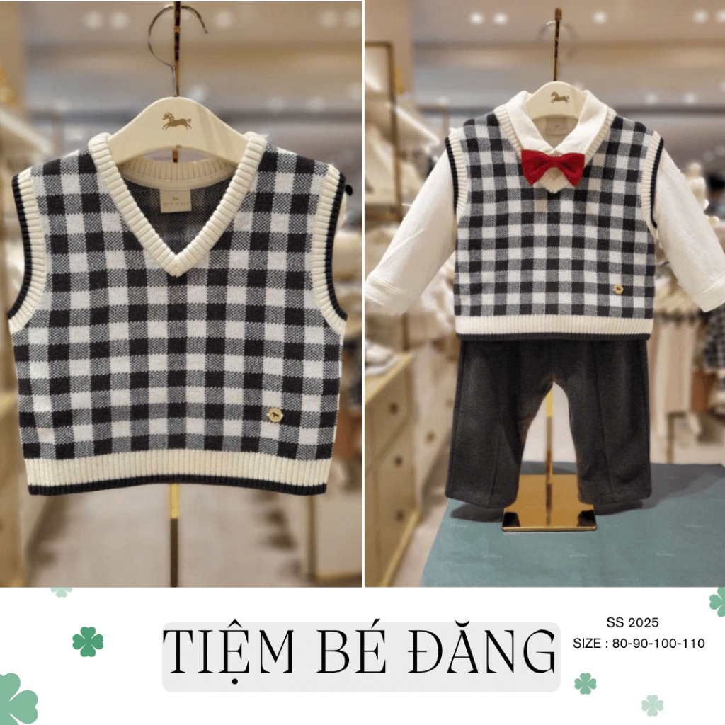 Set rmk ettoi 4 CT gile caro cho bé . Bộ ettoi cho bé trai 2026