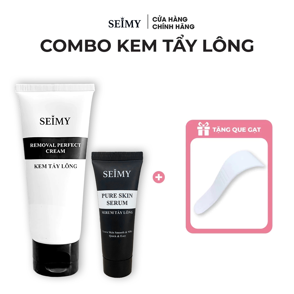  Combo Kem Tẩy Lông Removal Perfect Cream 100ml Và Serum Tẩy Lông Seimy 20ml 