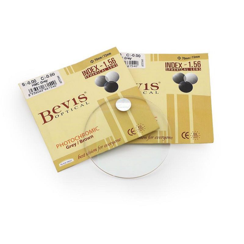 Tròng Kính Đổi Màu Bevis 1.56 khói trà