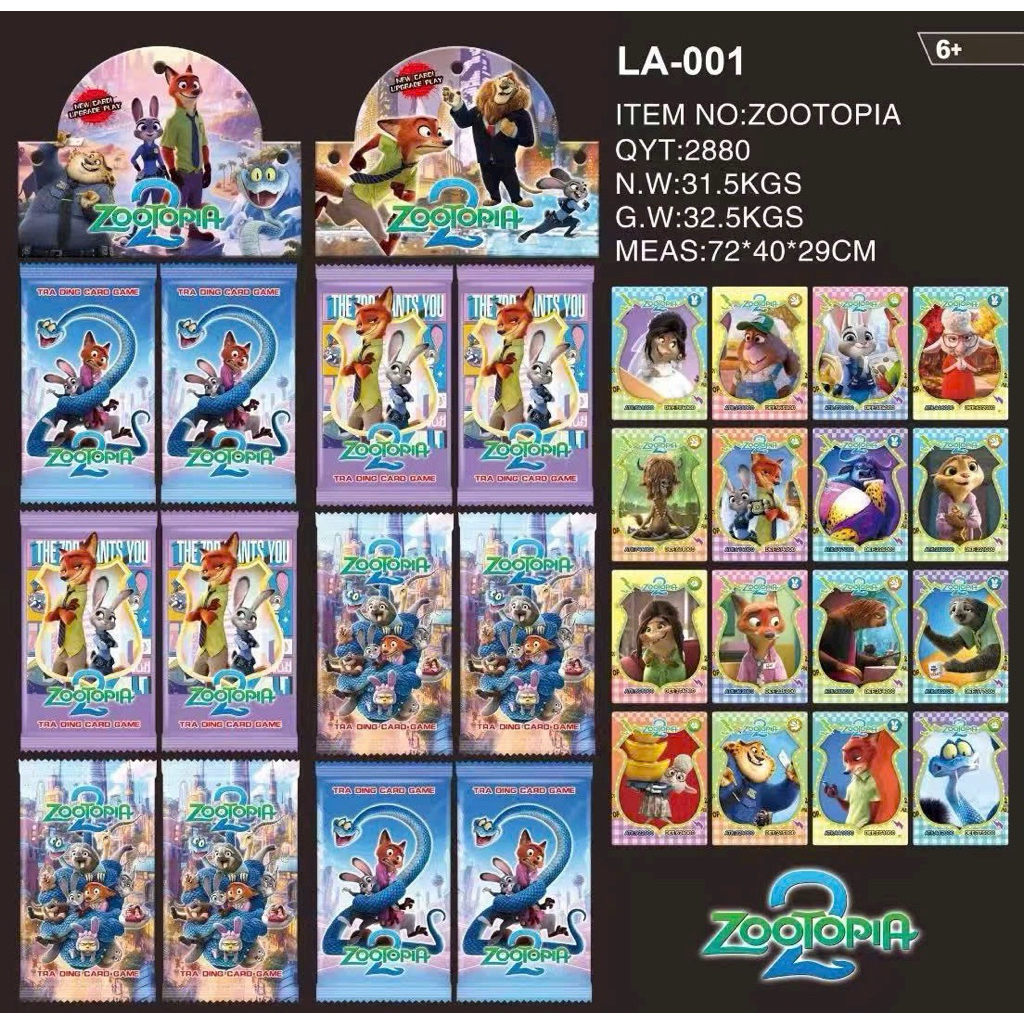 Dây thẻ Zootopia siêu hot mới về(dây 36 thẻ)