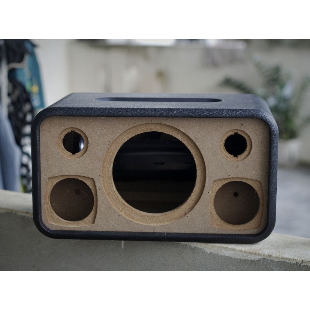 (New) Box loa vỏ loa 2.1 sub 6.5inch mid 3 inch ống hơi wb3.