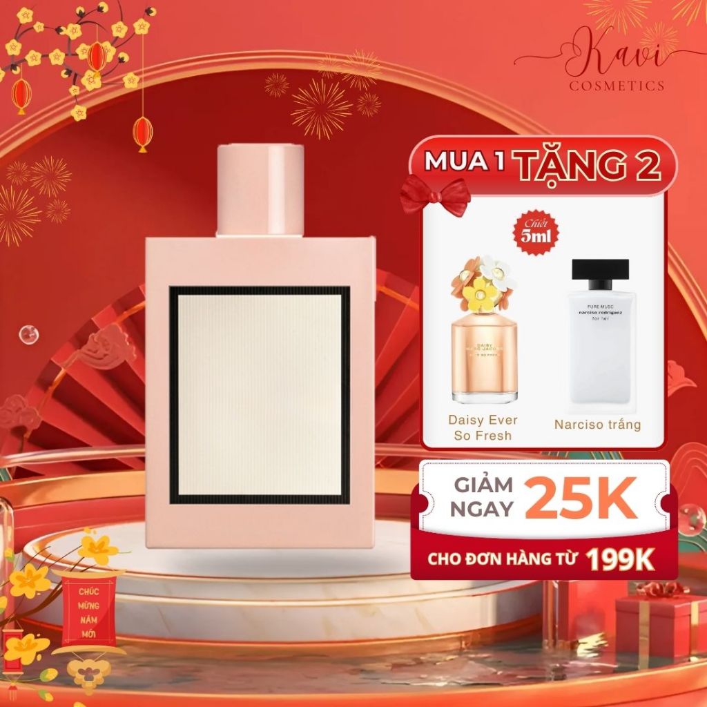Nước hoa chiết 10ml nữ Gucci Bloom EDP hương thơm quyến rũ, sang trọng, quý phái - kavi cosmetics