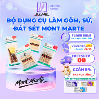  Bộ Dụng Cụ Làm Đất Sét Nghệ Thuật Đồ Gốm Polymer Ceramic Clay Mont Marte 