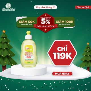   MamanBébé chính hãng  Chai dung dịch rửa bình sữa và rau quả chiết xuất từ dầu cọ combi dung tích 300ml 