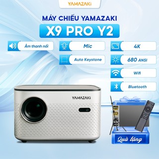  Máy chiếu Mini YAMAZAKi X9 PRO Y2 Độ Phân Giải Full HD Hỗ Trợ 4K Độ Sáng 4200 Lumes Xem Phim Tại Nhà Giải Trí Siêu Nét 