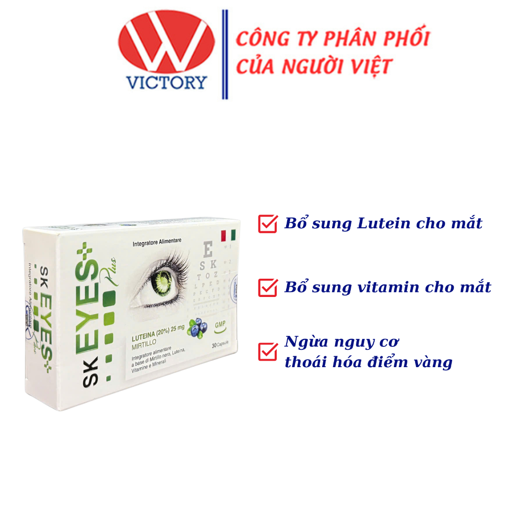SK EYES Plus - Bổ sung Lutein và vitamins tốt cho mắt - 30 viên - VIC Pharmacy