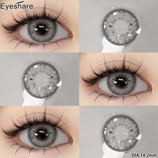  lens cận 0.0~-6.00 Độ Kính Áp Tròng Cận Blackspot Grey Brown lens xám tây lens cận hsd 12 tháng 1cặp 