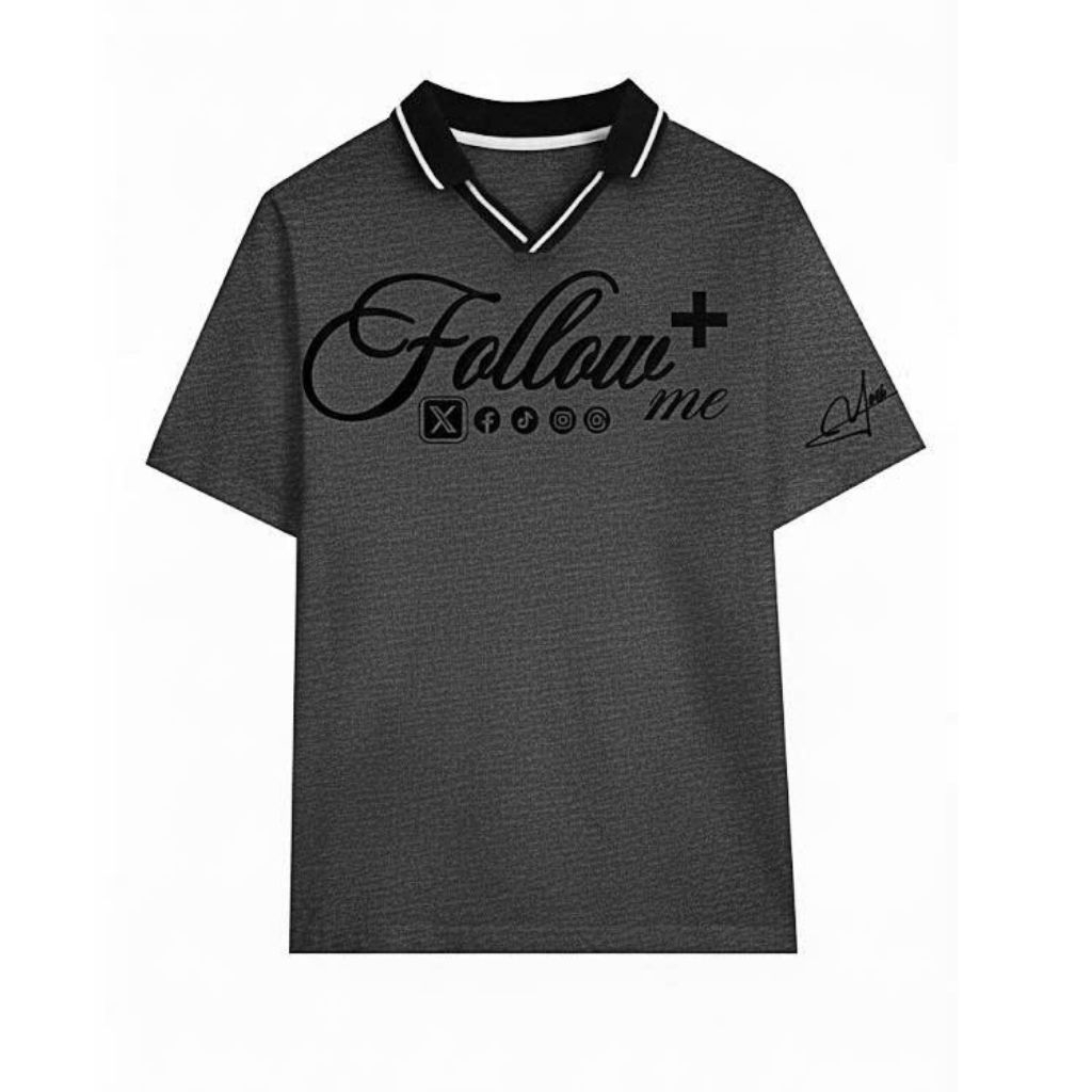 YOSICLUB POLO FOLLOW ME THUN TỔ ONG 240GSM