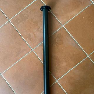 Chân sắt trụ tròn dài 72cm, sắt sơn tĩnh điện chắc chắn chịu lực tốt phụ kiện lắp bàn chân tròn decor CS01