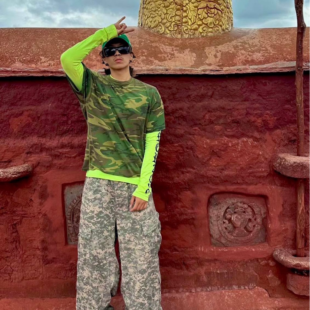 AETHER CAMO TEE FORM RỘNG BOXY