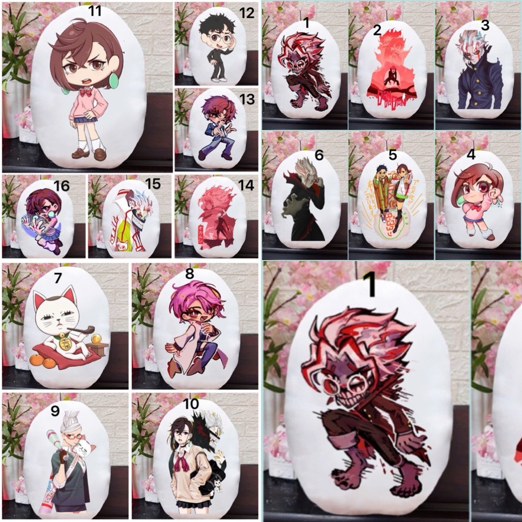 Gấu ôm Dandadan Ayase Momo,Takakura Ken 50cm/ gấu hình  Dandadan Ayase Momo,Takakura Ken Đan Đan Đan