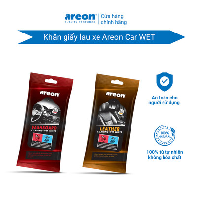 Khăn giấy lau xe Areon Car WET 2 loại