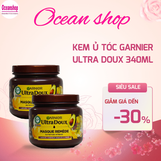 Kem Ủ Tóc G.a.r.n.i.e.r Ultra Doux 340ml (Bill Pháp)