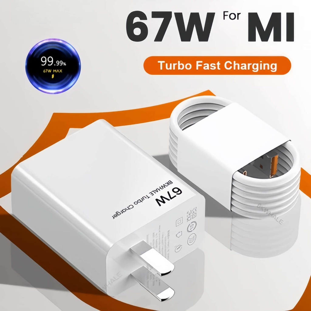 Bộ sạc Xiaomi 67W chính hãng sạc siêu nhanh Mi Turbo 67w Max Củ sạc xiaomi dây sạc nhanh xiaomi Type