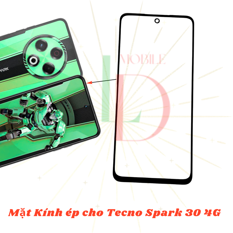 Mặt kính Tecno Spark 30 4G / spark 30 5g | Kính ép thay thế màn hình ngoài