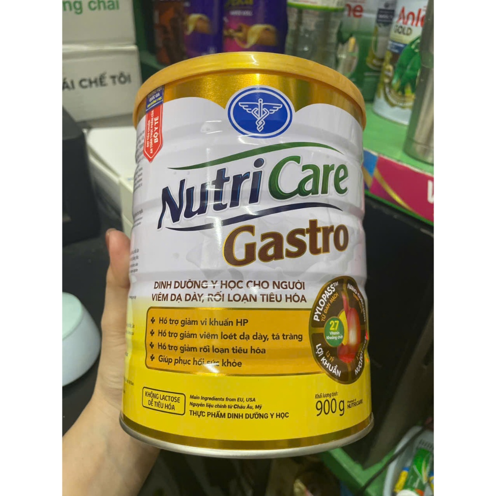 (DATE MỚI) Sữa bột Nutricare Gastro lon 900g
