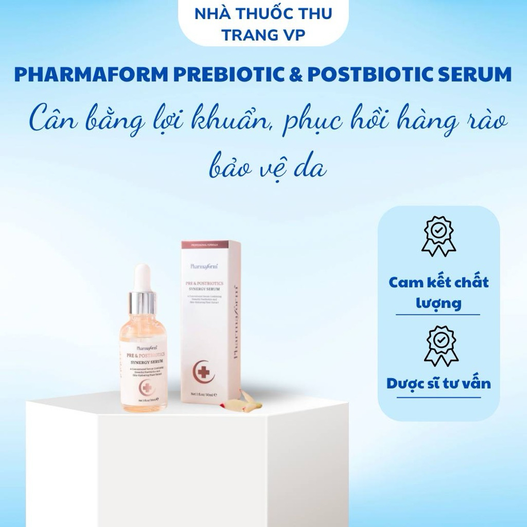 {Tặng Kèm 2 Mask B5} - Serum Lợi Khuẩn Prebiotic & Postbiotic Pharmaform