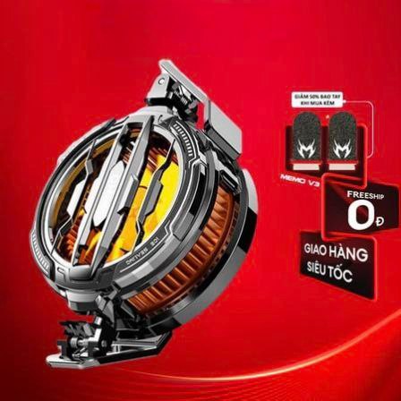 Quạt tản nhiệt điện thoại sò lạnh MEMO CX07 thế hệ mới làm lạnh đóng băng hỗ trợ tăng fps gaming