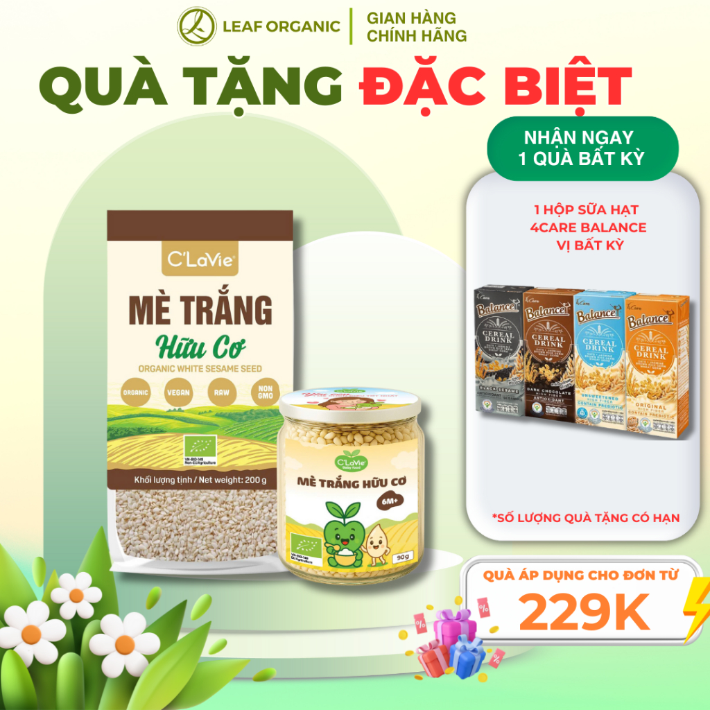 Mè trắng hữu cơ C'Lavie