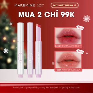 Son dưỡng có màu dạng thỏi bấm MAKEMINE Make You Mine Glow Lipjelly dưỡng ẩm trong suốt căng mọng son vòm son tint bóng