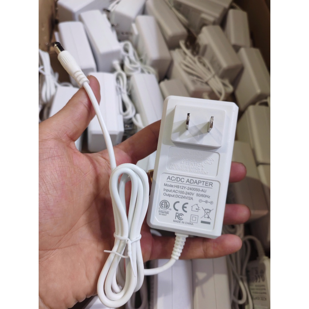 dây nguồn máy in nhiệt QR-488BT ( 24v 2a )