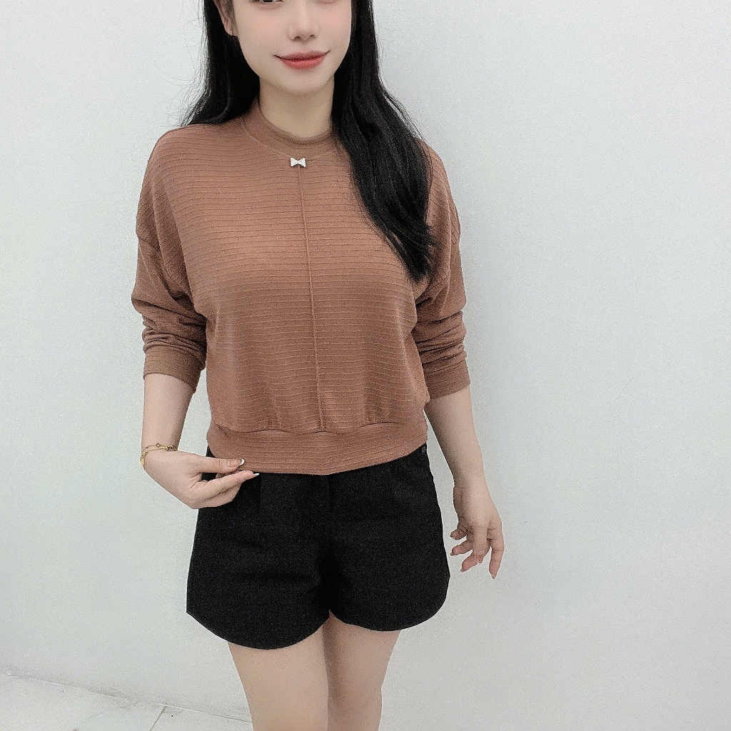 Áo sweater dài tay chất pc lụa mềm mịn sweater a243 SHOPBINHAN