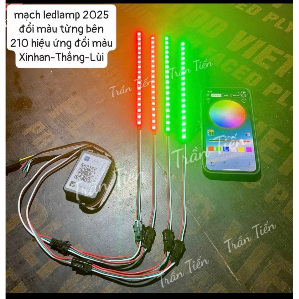 LedLamp mạch audi i8 a11 điều chỉnh màu qua smasphone mẫu mớii 2026