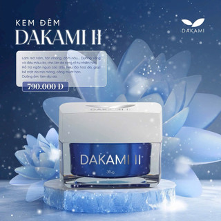 Kem Dưỡng Da Dakami II Chính Hãng - Dưỡng Trắng Da, Cấp Ẩm, Mờ Thâm Nám Hộp 30g