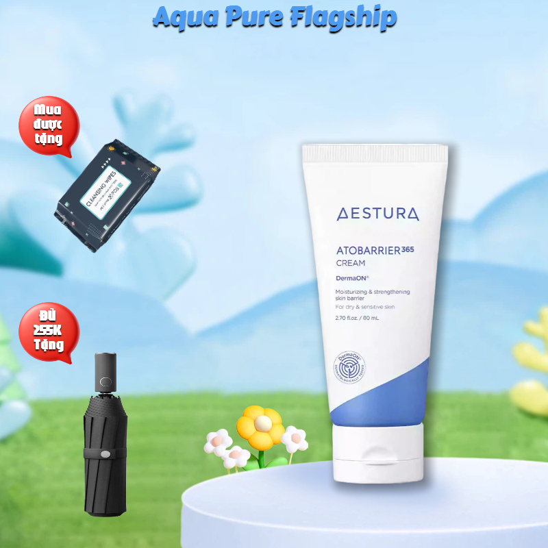 Kem Dưỡng Ẩm Phục Hồi Da AESTURA ATOBARRIER365 80ml với Ceramide, Cho Da Khô & Nhạy Cảm