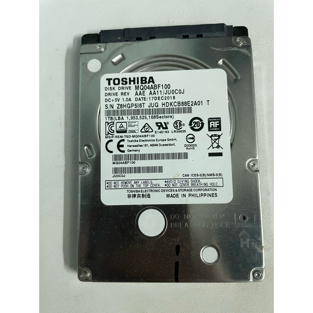 HDD Toshiba 1T Sata III bóc máy like new