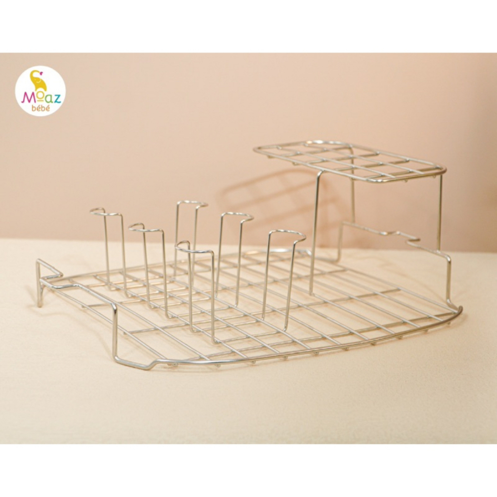 Giá inox mua thêm cho máy úp bình MB044 Moaz BeBe phiên bản mới MB-044