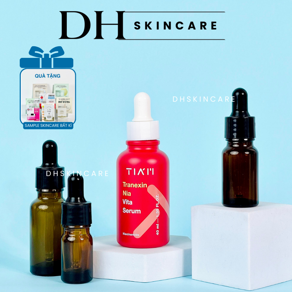 Serum TIA'M Tiam Đỏ Tranexin Nia Vita Tinh Chất Dưỡng Trắng, Mờ Thâm Nám Dành Cho Da Dầu Mụn 40ml