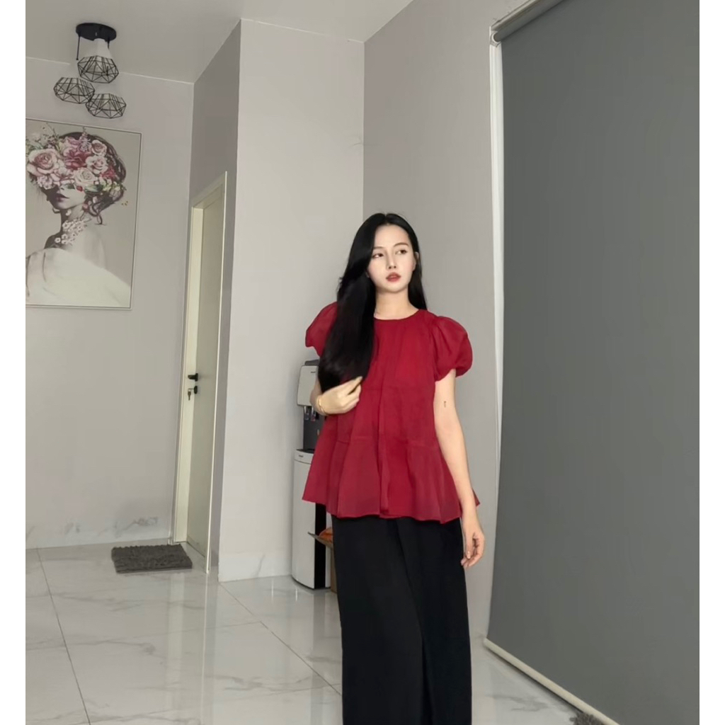 ao02- Áo babydoll voan tơ