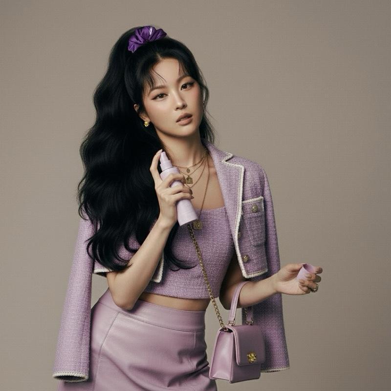 COMBO CHĂM SÓC & NÂNG NIU TÓC CHUẨN SALON | AAH BIOTIN SPRAY VEGAN 120ML + KÉN SCRUNCHIE LỤA TINH CH