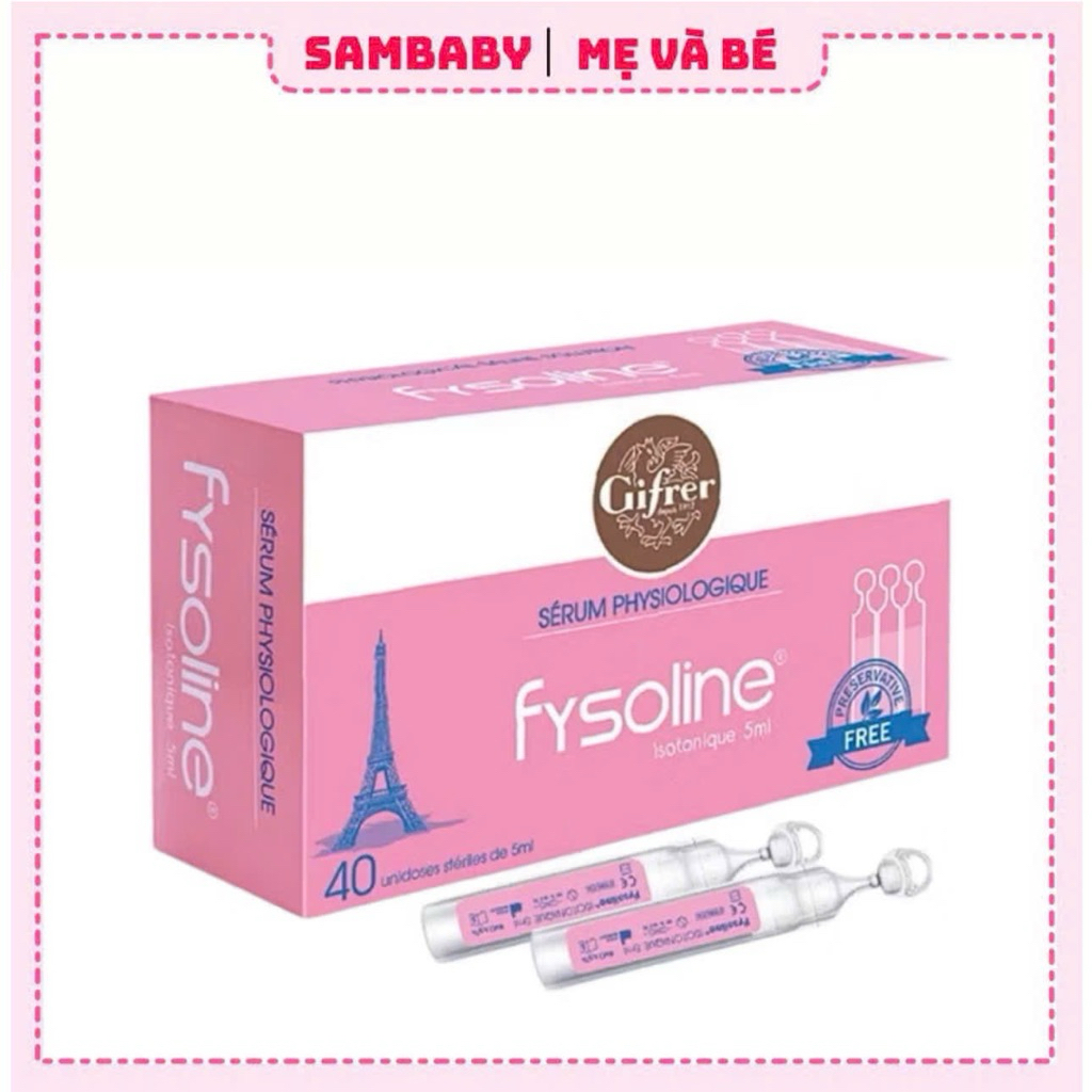 Nước Muối Sinh Lý Pháp Fysoline cho bé