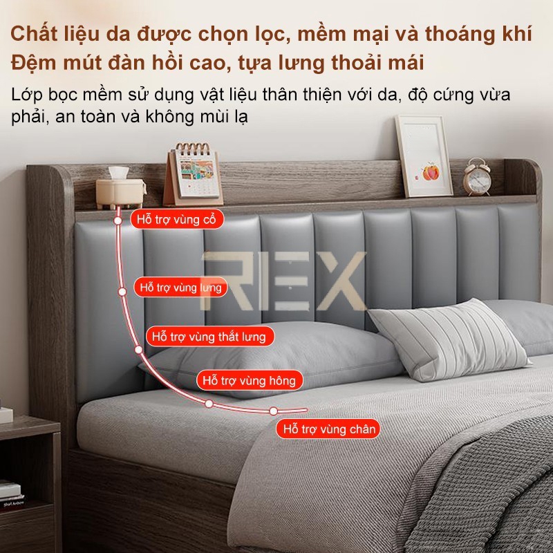 REX 1m8 pallet gỗ giường giường gỗ có hộc kéo Có Chân  chống ẩm Không Bị Mối Mọt Hàng có ngăn chứa đồ tiện | BigBuy360 - bigbuy360.vn