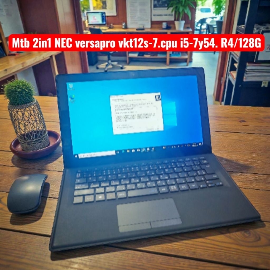 Máy tinh bảng 2 in1 NEC versapro vkt12s-7.cpu i5-7y54. R4/128G ssd. Máy kèm bút. hinh thức 90%
