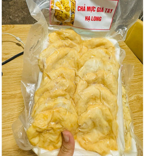 Khay 500gr Chả Mực Giã Tay Hạ Long Chuẩn Nguyên Chất(Hoả Tốc TP HCM)