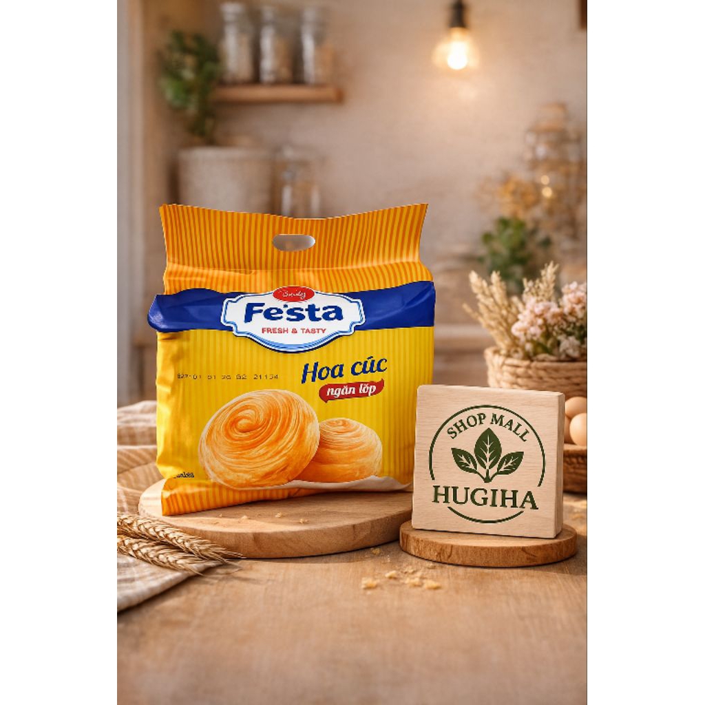 Bánh mì hoa cúc ngàn lớp Festa Richy 120g