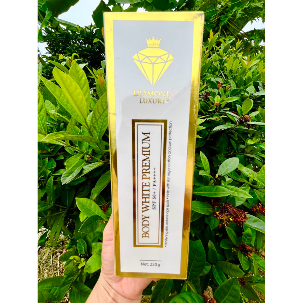 Kem body Diamond Luxury hàn quốc, kem dưỡng trăng chống năng body cao