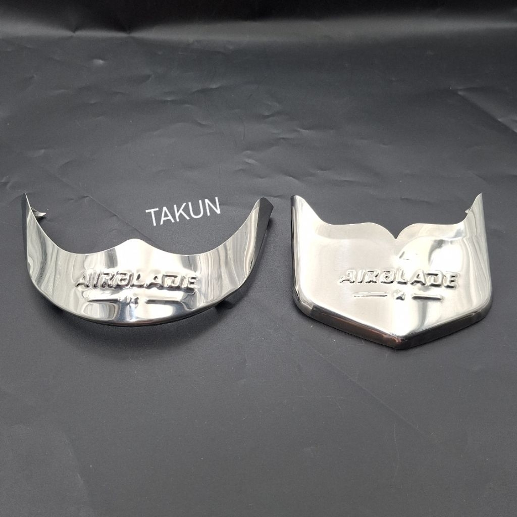 Cặp mũi dè đuôi trắng inox xe AIR BLADE 2014-2015....