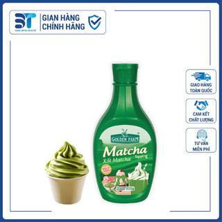 Xốt Matcha Golden Farm 630g – 1 Chai / Combo 2 – Vị Trà Xanh Thơm, Dùng Cho Trà Sữa