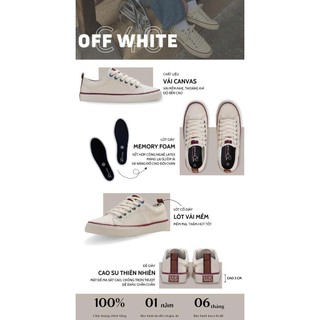 Giày Sneaker Unisex Vải DINCOX C40 WHITE