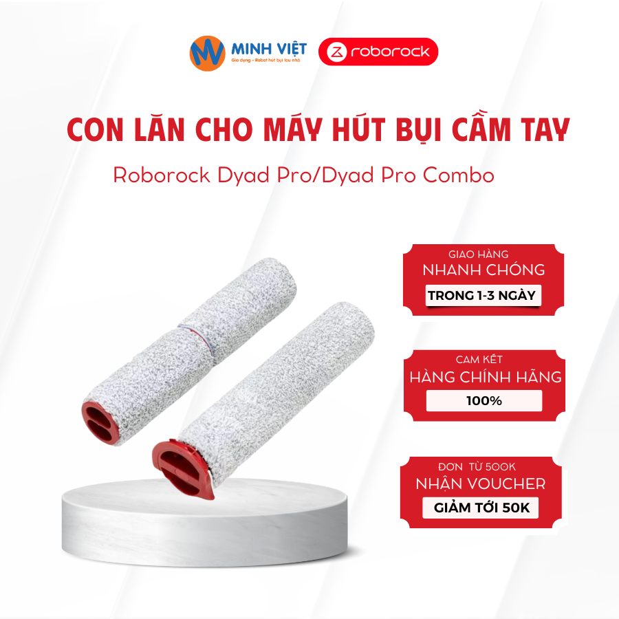 Con lăn thay thế cho Roborock Dyad Pro / Dyad Pro Combo - Minh Việt