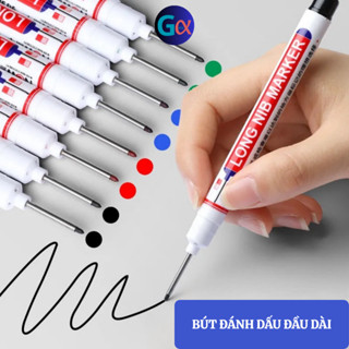 Bút đánh dấu lỗ sâu đầu dài 20mm nhanh khô, Bút Vẽ Hình Xăm Freehand Tattoo Khó Phai Màu ( BDD )