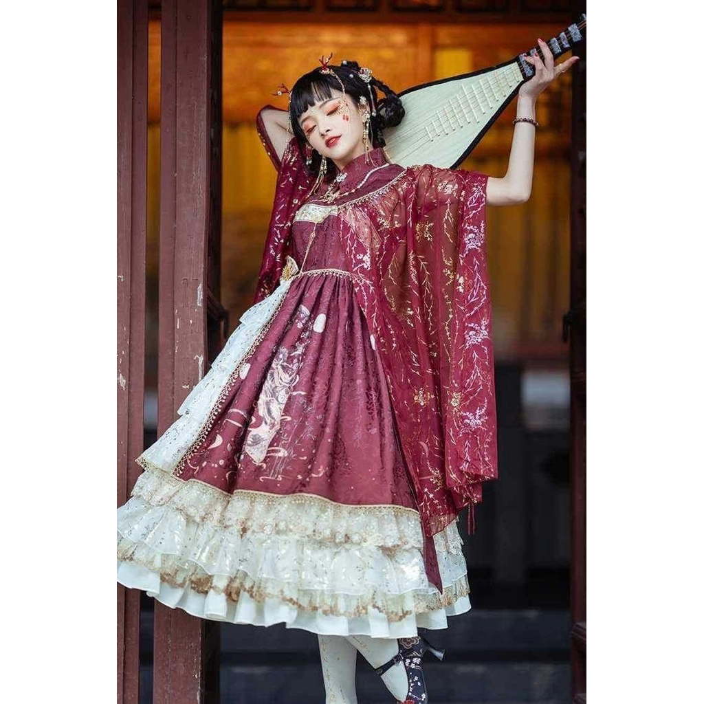 váy loli precious clove không có áo choàng