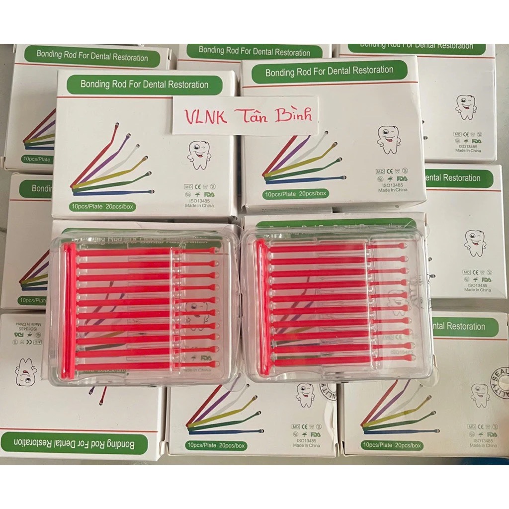 [Hàng mới về ] Tăm dán Veneer chuyên dụng , tăm gắn onlay, inlay nha khoa 1 Vỉ 10 que nksg