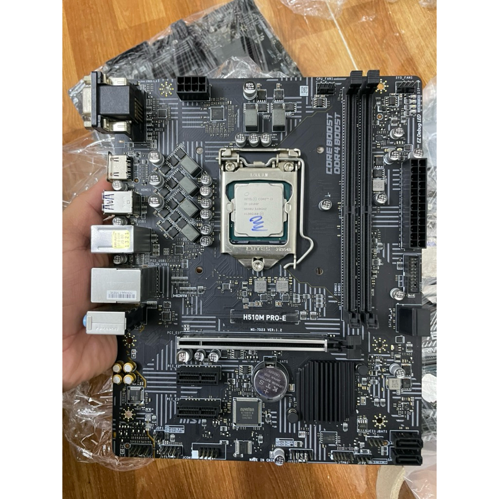 [COMBO MAIN + CPU] MSI / ASUS H510 + Intel Core i3-10105F | BH 12 THÁNG