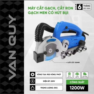  Máy cắt ron gạch men có hút bụi đi kèm .công xuất 1200w. Bảo hành 6 tháng 